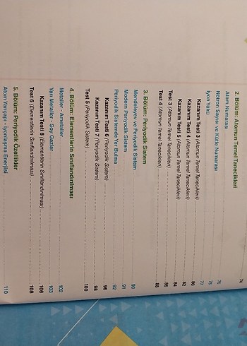 Kimya Konu Özetli Soru Bankası 9. Sınıf - Görsel 3