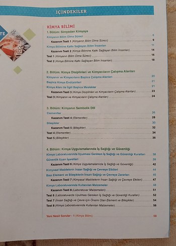 Kimya Konu Özetli Soru Bankası 9. Sınıf - Görsel 2