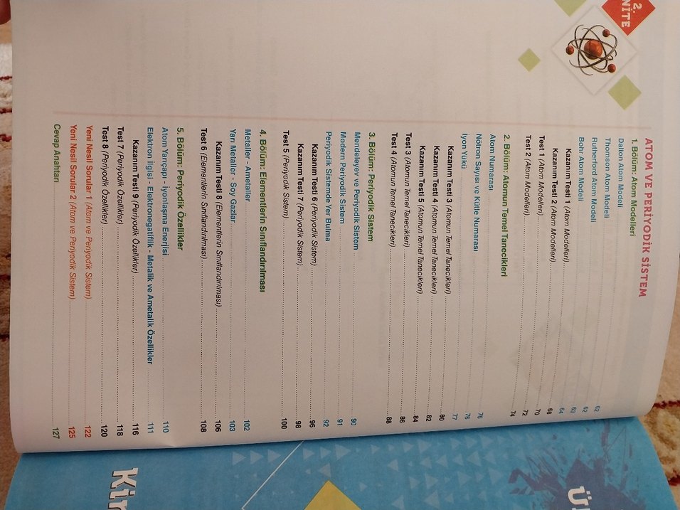 Kimya Konu Özetli Soru Bankası 9. Sınıf - Görsel 3