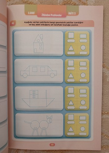 İlköğretim 2. Sınıf Zihinden Problemler Kitabı - Görsel 4