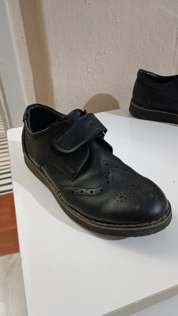 Erkek Çocuk Siyah Tokalı Özel Ayakkabı - Görsel 2