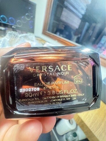  Beden Renk Versace crystal noır edp parfüm