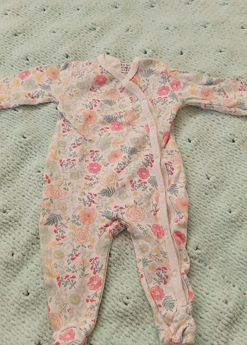 Dantel Detaylı Gri Bebek Kız Tulum - Görsel 2