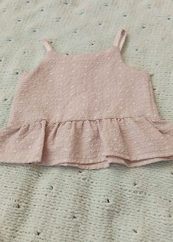 Kız Çocuk Kolsuz Fırfırlı Elbise - Görsel 4