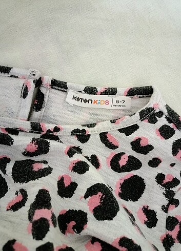 Koton Kids Leoparlı elbise