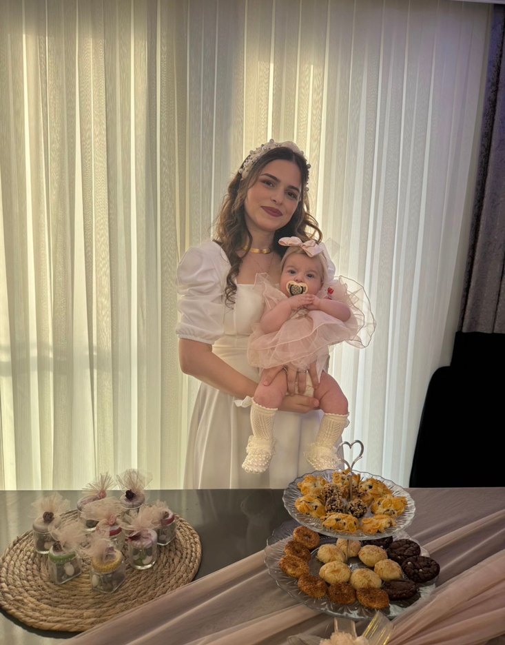 Beyaz Bohem elbise - Görsel 2