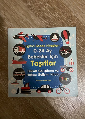 0-24 Ay Bebekler İçin Taşıtlar Eğitici Kitap
