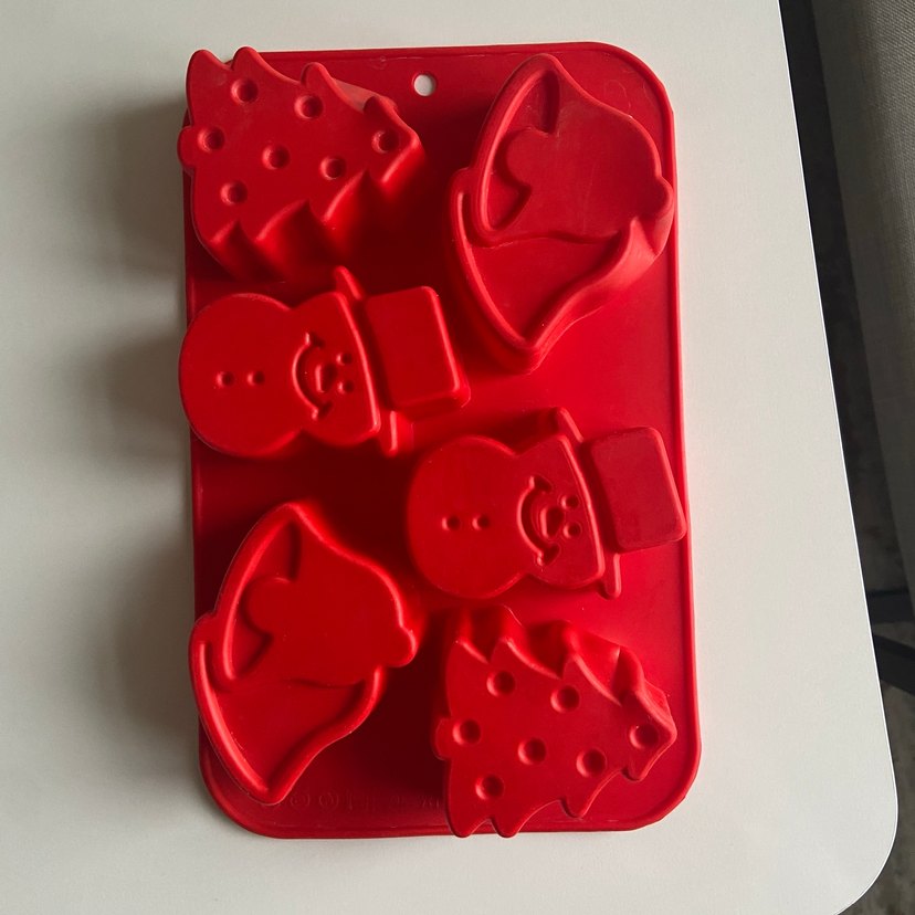 Kırmızı Silikon Yılbaşı Kek Kalıbı - Görsel 2