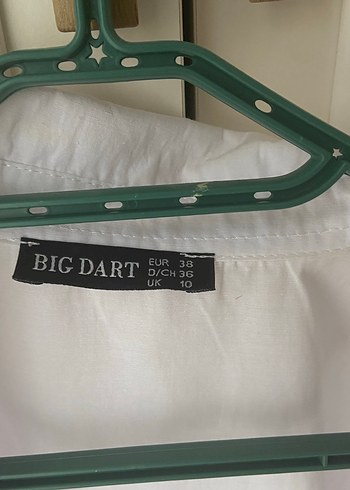 Düğmeli Beyaz Kadın Gömlek - Görsel 2