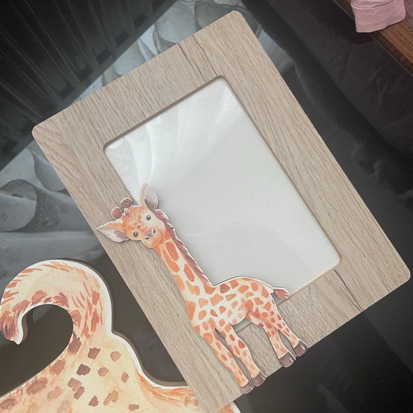 Ahşap Safari Hayvanları çerçeve ve duvar rafı - Görsel 2