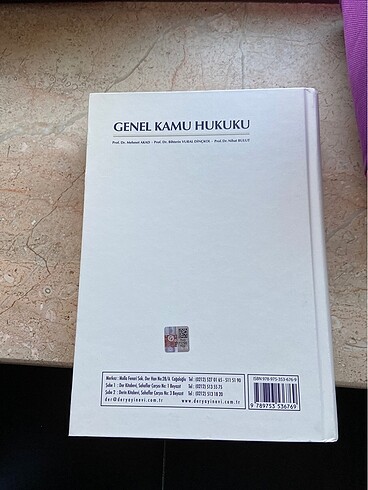  Beden Renk Genel kamu hukuku kitap