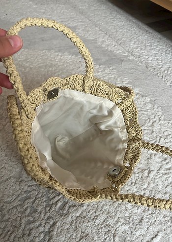Diğer Kağıt İp Hastır Örgü Midye Çanta
