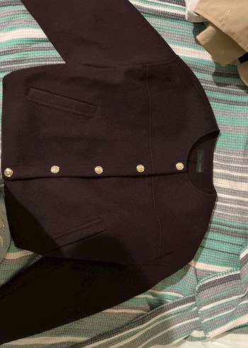 m Beden Zara Uzun Kollu Basic Bomber Ceket