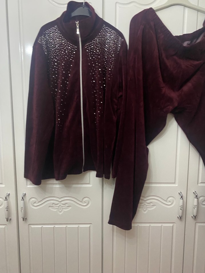 İkli kadife takım 52 beden - Görsel 2