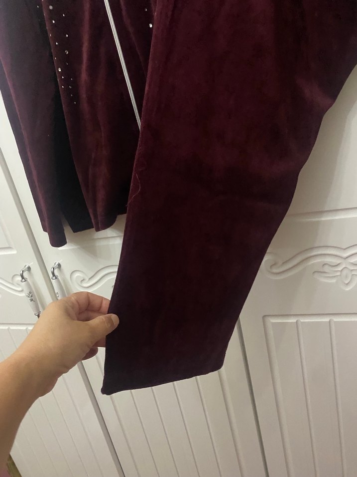 İkli kadife takım 52 beden - Görsel 3