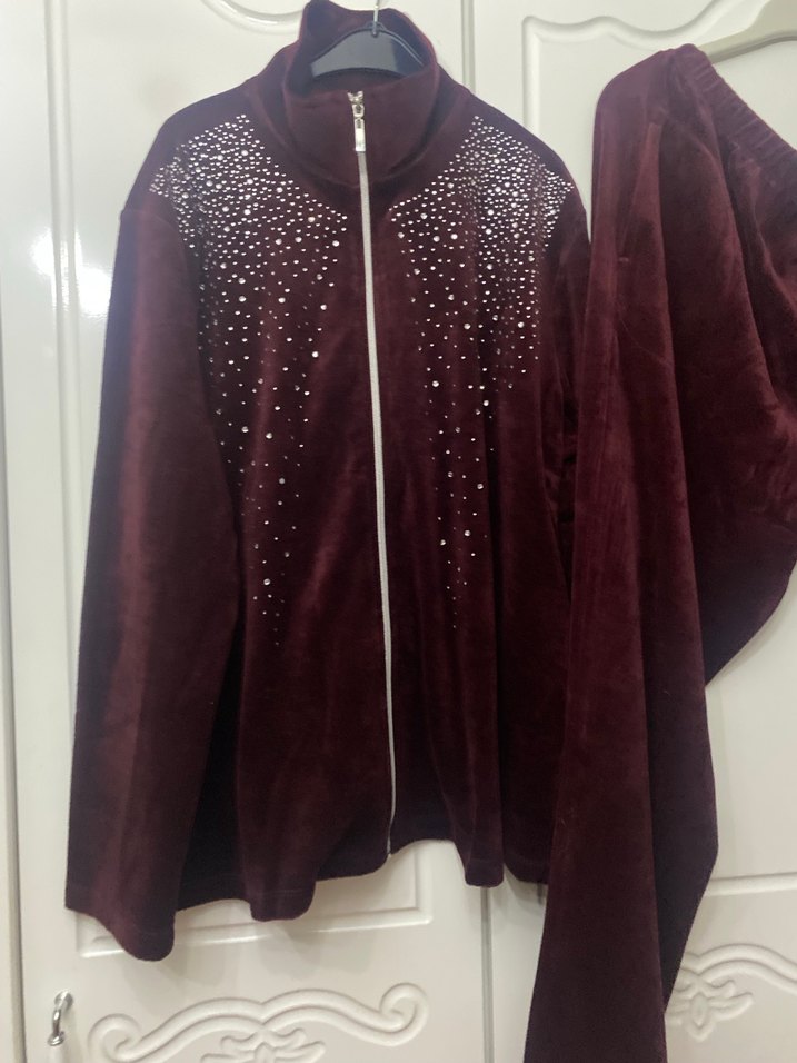 İkli kadife takım 52 beden - Görsel 4