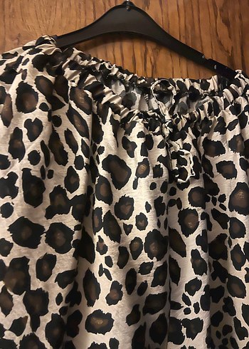 Kadın Leopar Desenli Uzun Kollu Pijama Takımı - Görsel 11