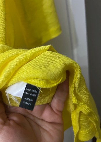 Sarı Tunik ve Siyah Rahat Keten Pantolon - Görsel 11