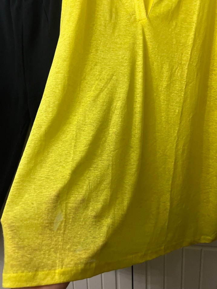 Sarı V Yaka Uzun Kollu Kadın Takım - Görsel 5