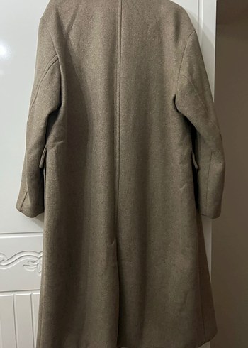 Klasik Bej Uzun Kaban - Görsel 4