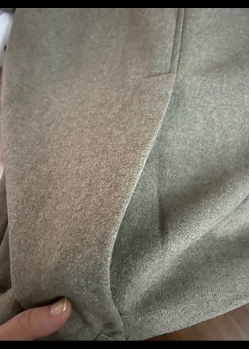 Klasik Bej Uzun Kaban - Görsel 3