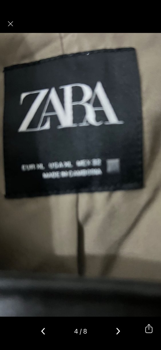 Klasik Bej Uzun Kaban - Görsel 5