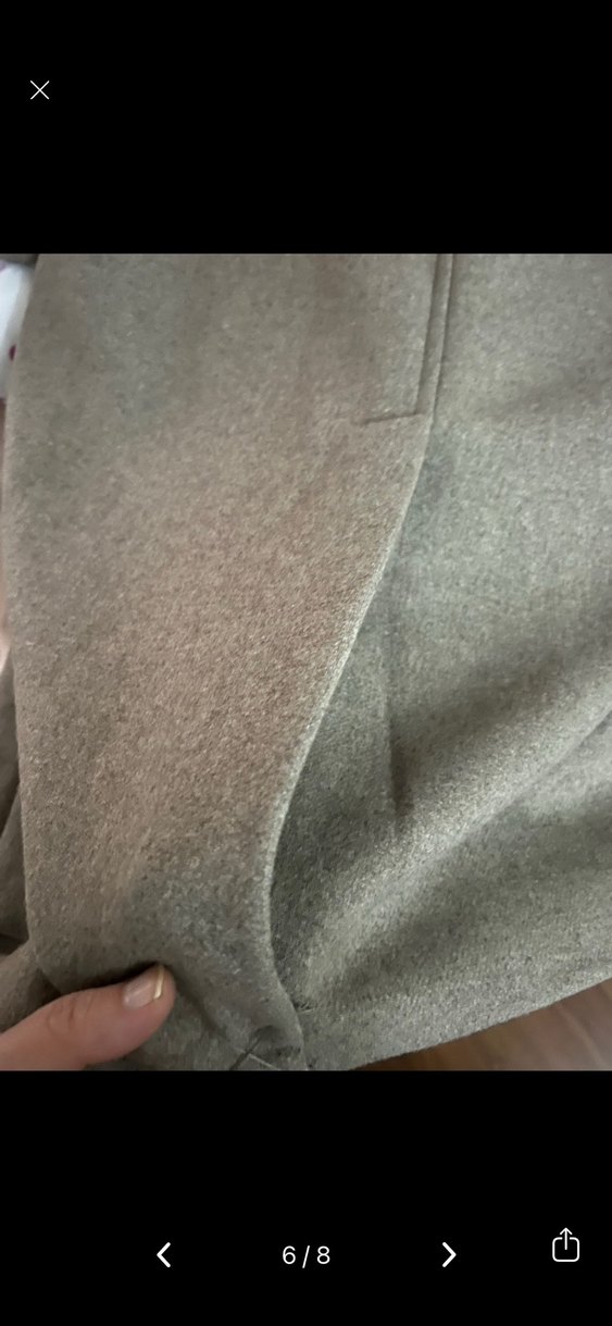 Klasik Bej Uzun Kaban - Görsel 3