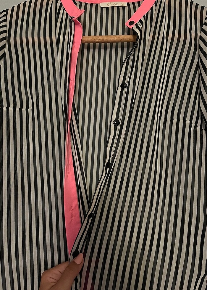 Şifon gömlek - Görsel 4