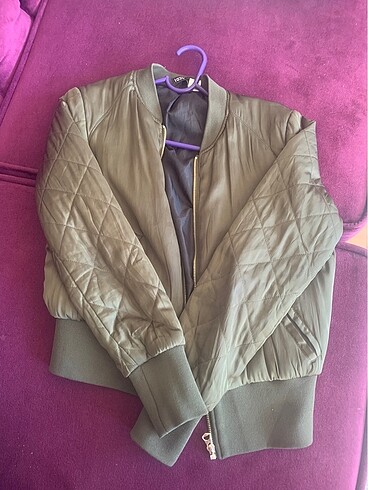 H&M Bomber Ceket Saten