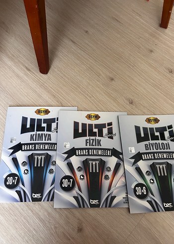 TYT Ulti Branş Denemeleri Seti: Kimya, Fizik, Biyoloji