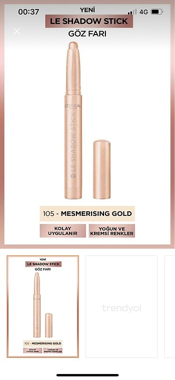 L?oreal Paris Le shadow Stick göz farı