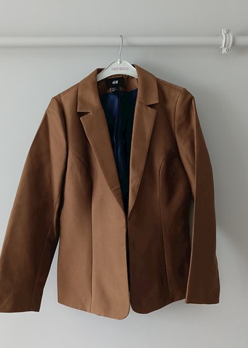 H&M Sikligin Simgesi Kahverengi H M Blazer Ceket