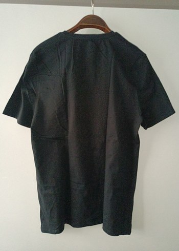 Siyah Baskılı Rock Punk T-shirt - Görsel 4