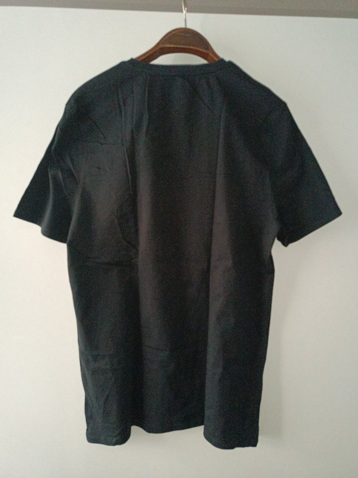 Siyah Baskılı Rock Punk T-shirt - Görsel 4