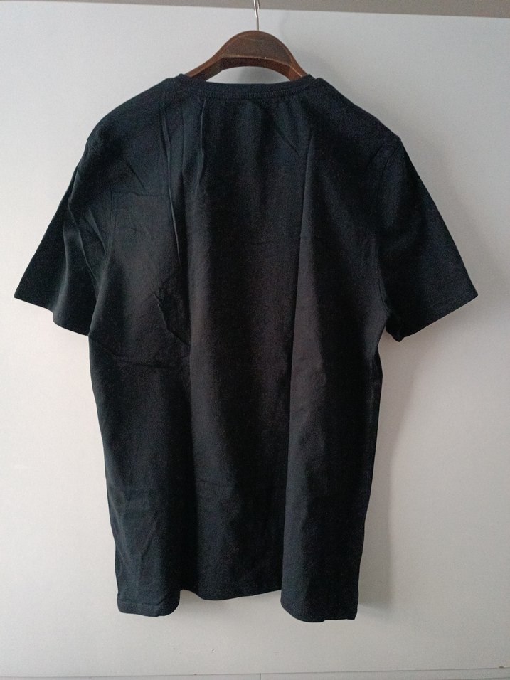 Siyah Baskılı Rock Punk T-shirt - Görsel 2