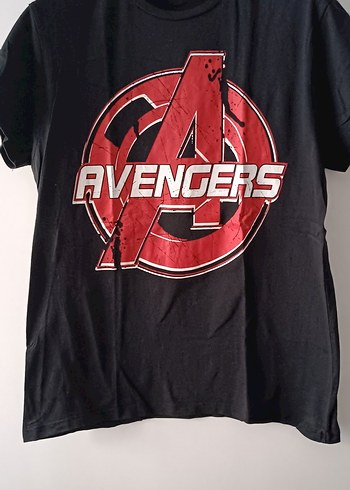 Avengers Koyu Kırmızı Baskılı Erkek Tişört - Görsel 2
