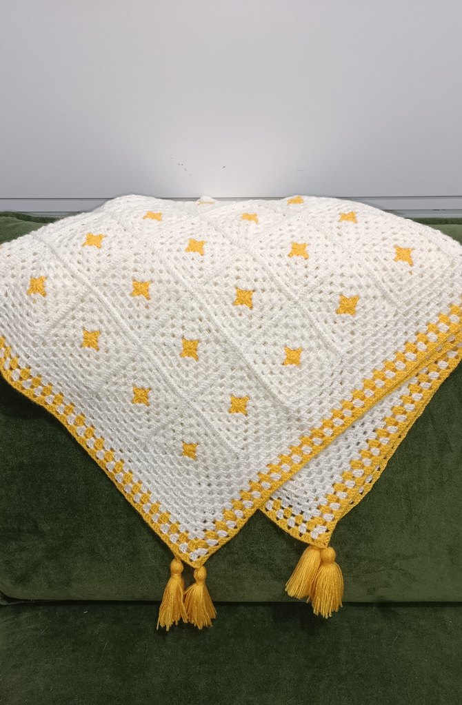 Örgü Bebek Battaniyesi - Görsel 3