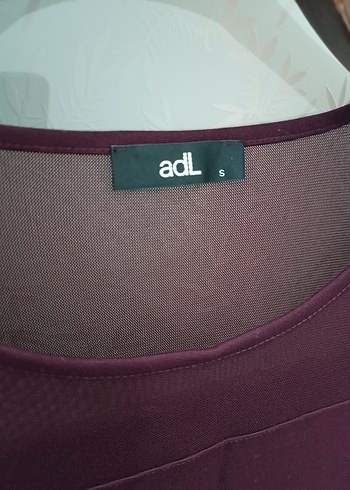 Bordo Midi Kadın Elbise - Görsel 5