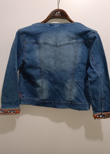 Denim Taşlı Ceket - Görsel 2