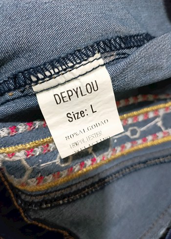 Denim Taşlı Ceket - Görsel 7