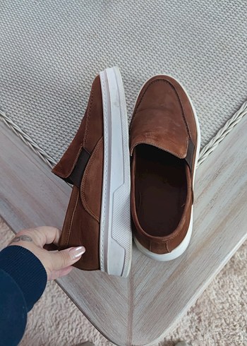 Erkek Kahverengi  Günlük Ayakkabı hakiki deri süet. - Görsel 5