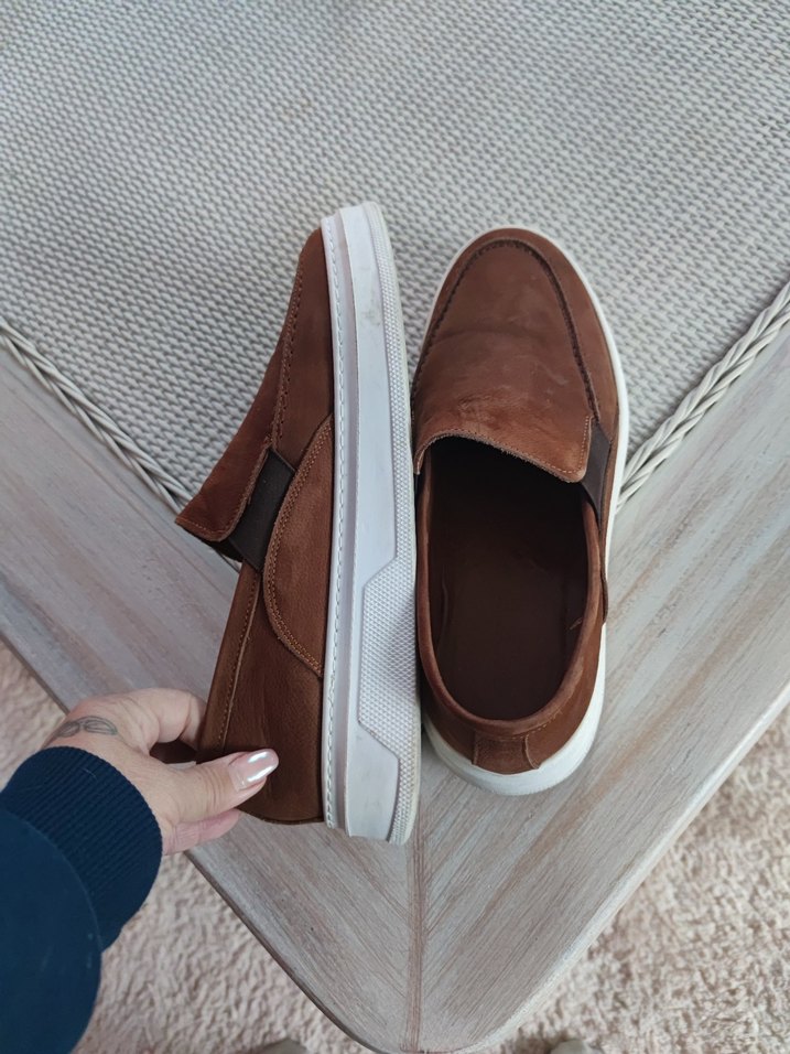 Erkek Kahverengi  Günlük Ayakkabı hakiki deri süet. - Görsel 5