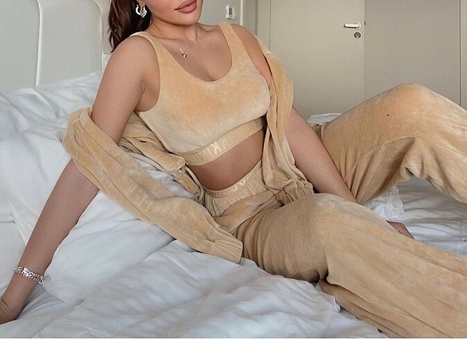 NIKKI Kadife Eşofman Altı