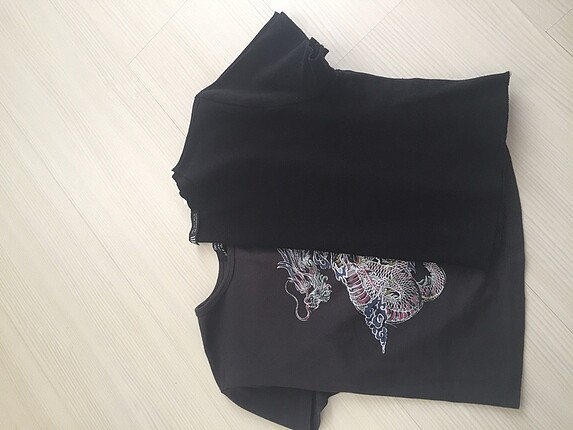 Bershka Zara Crop Tshirt