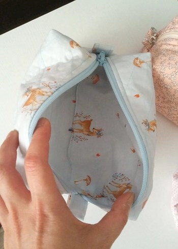  Beden çeşitli Renk Pastel Renkli Kadın Makyaj Çantası