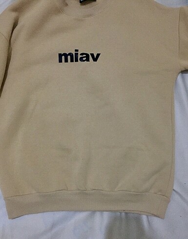 m Beden Miav baskılı sweatshirt