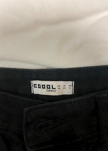 Siyah Kadın Bol Kesim kargo Pantolon - Görsel 2