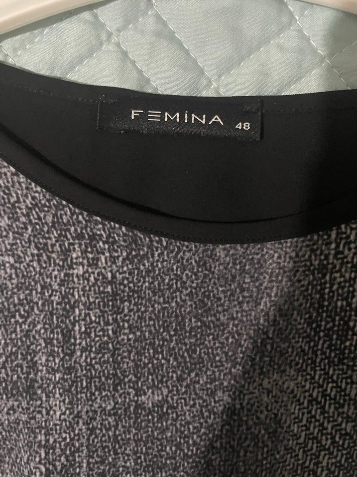 Uzun Kollu Denim Tunik - Görsel 2