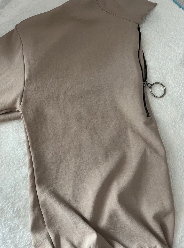 Bej Kedi Aksesuarı Fermuarlı Tasarım - Görsel 3