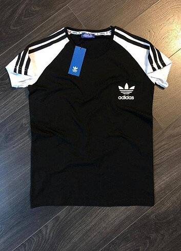 Adidas Renk Bloklu Tshirt 